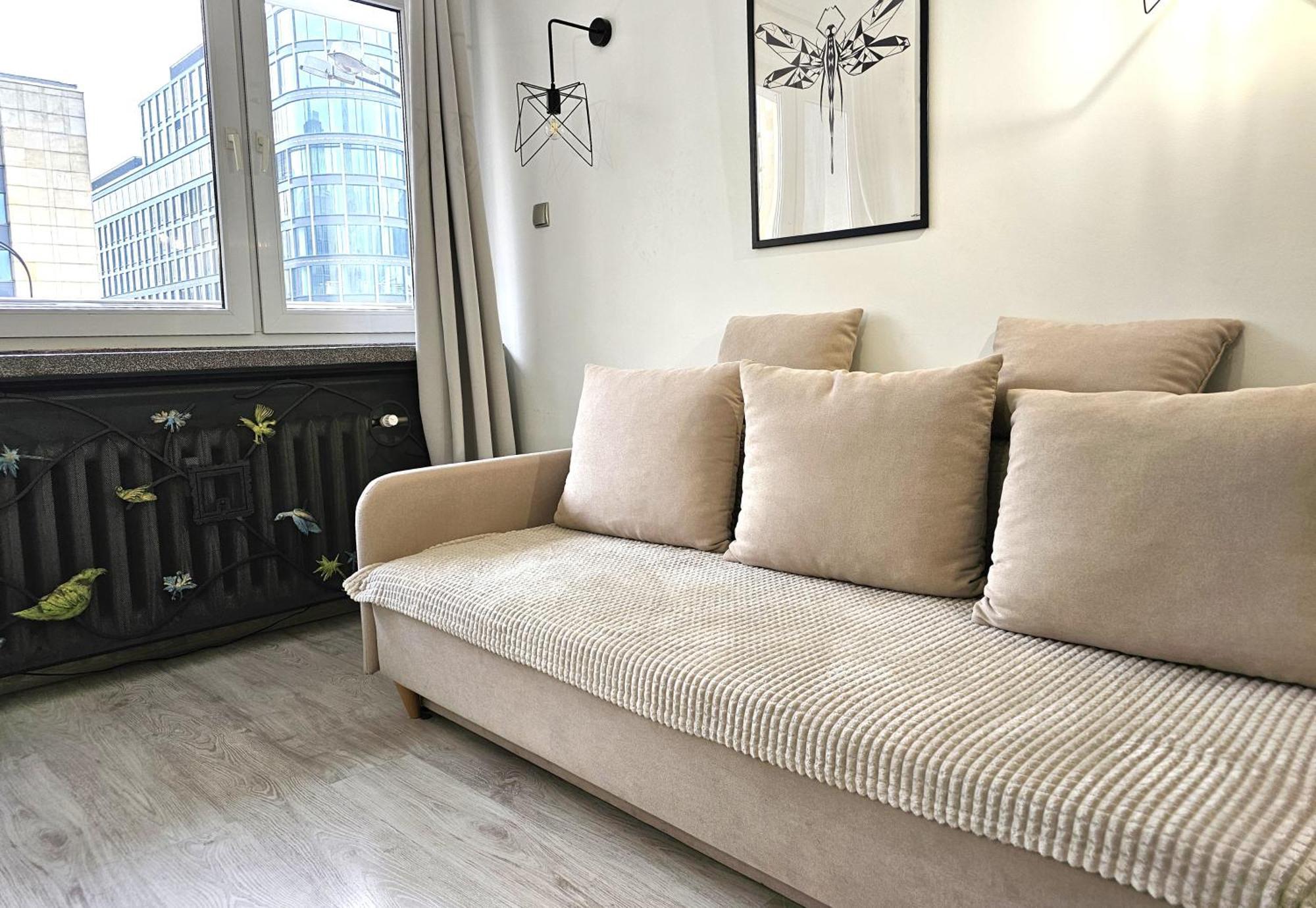 Golden View Apartment วอร์ซอ ภายนอก รูปภาพ
