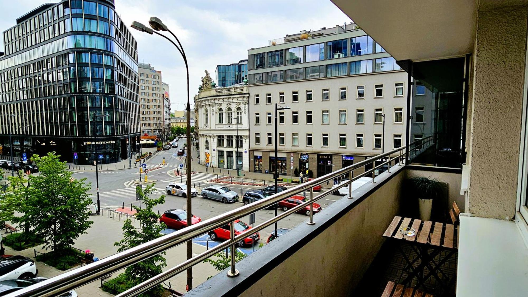 Golden View Apartment วอร์ซอ ภายนอก รูปภาพ
